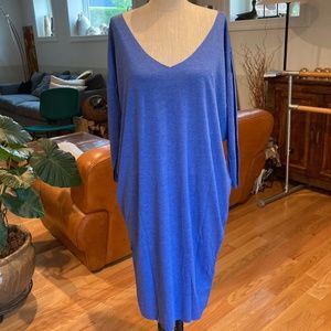 2 dresses green & blue